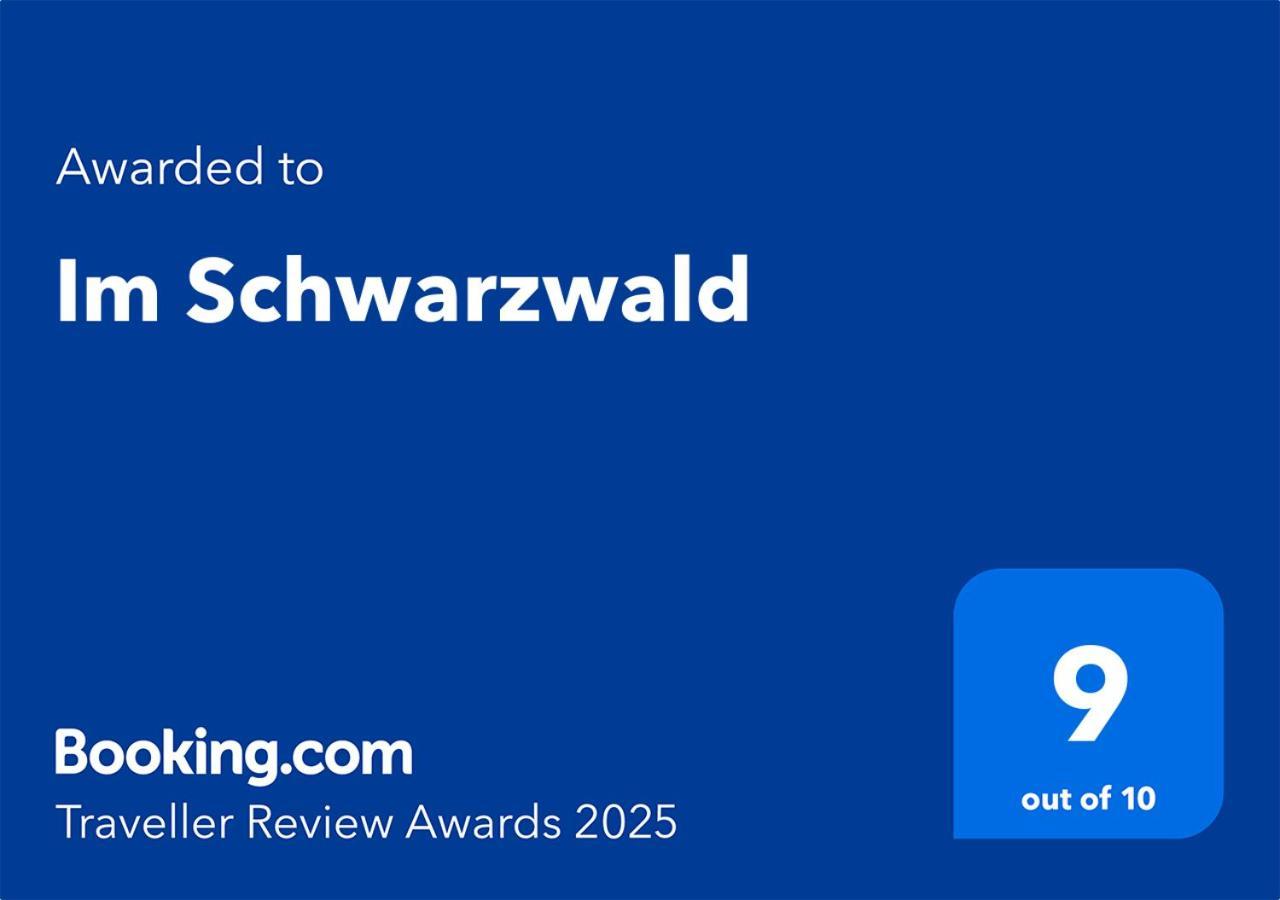 Апартаменты Im Schwarzwald Санкт-Георген-им-Шварцвальд Экстерьер фото